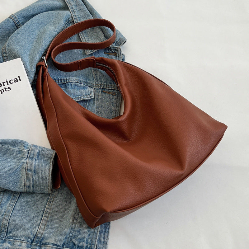 Tote Tasche aus weichem Veganleder für Frauen