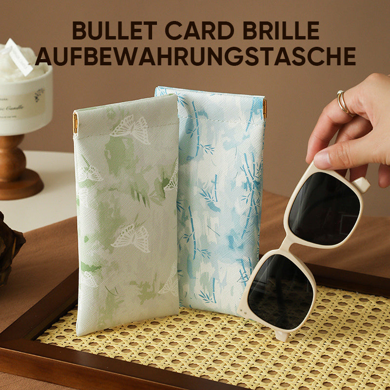 Brillenaufbewahrungstasche im modernen Stil mit Druckknopf