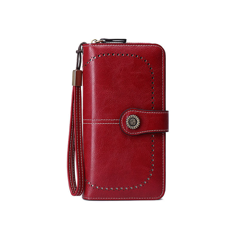 RFID Anti-Magnetisches Langwallet