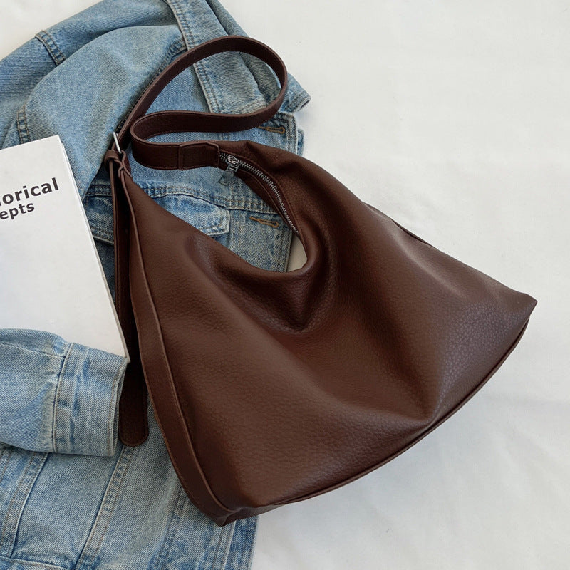 Tote Tasche aus weichem Veganleder für Frauen