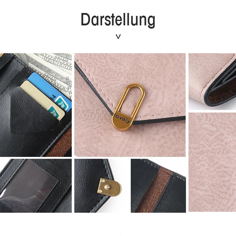 Einfache multifunktionale dreifache Brieftasche